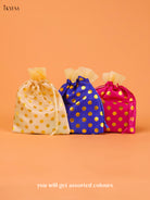 Festive Polka Dot Printed Return Gift Combo With Sumangali Kit 