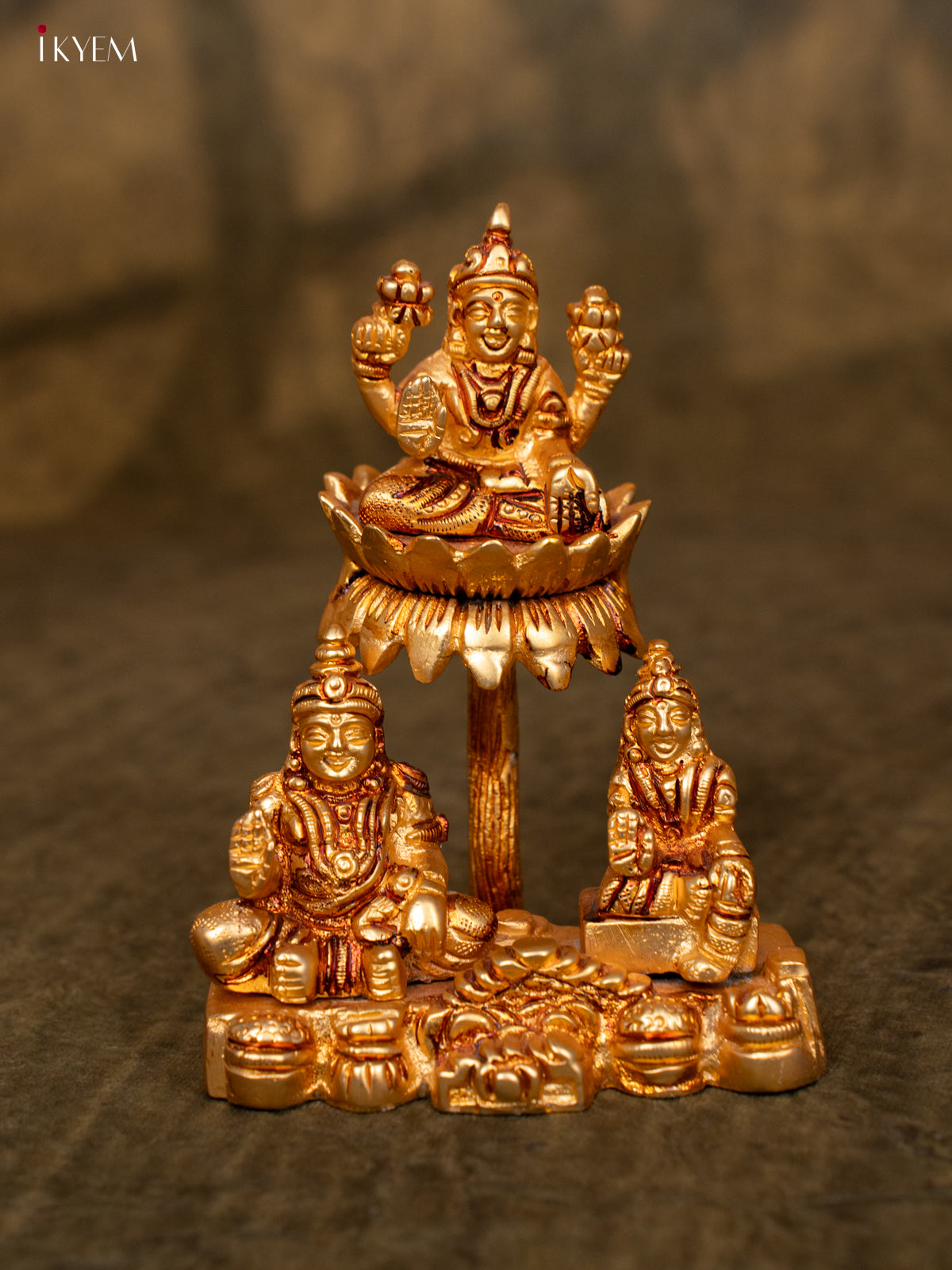 Antique Matte Gold- Lakshmi Kuber