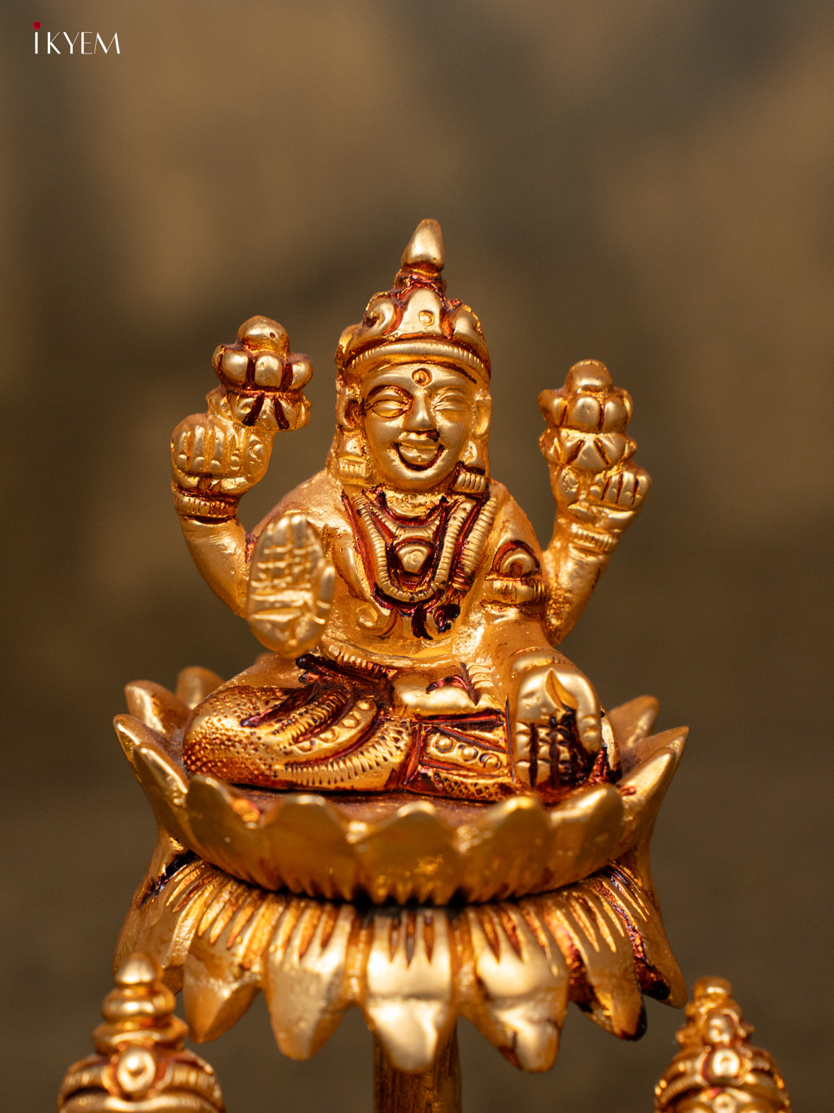 Antique Matte Gold- Lakshmi Kuber