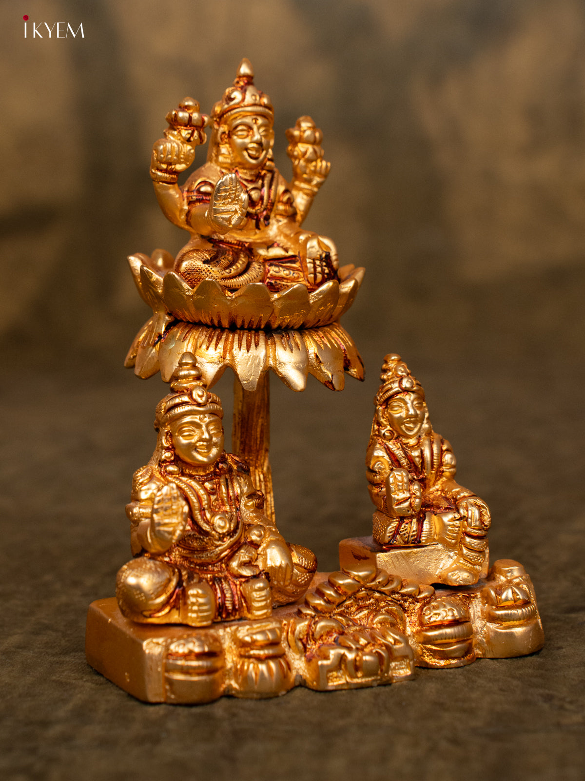 Antique Matte Gold- Lakshmi Kuber