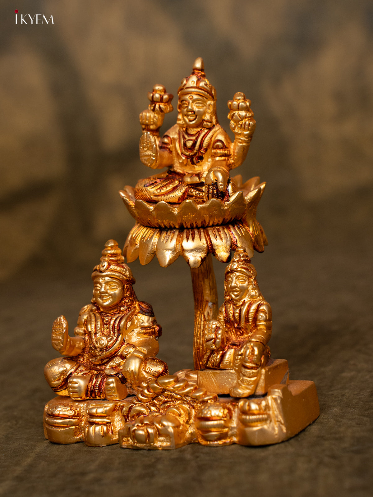 Antique Matte Gold- Lakshmi Kuber