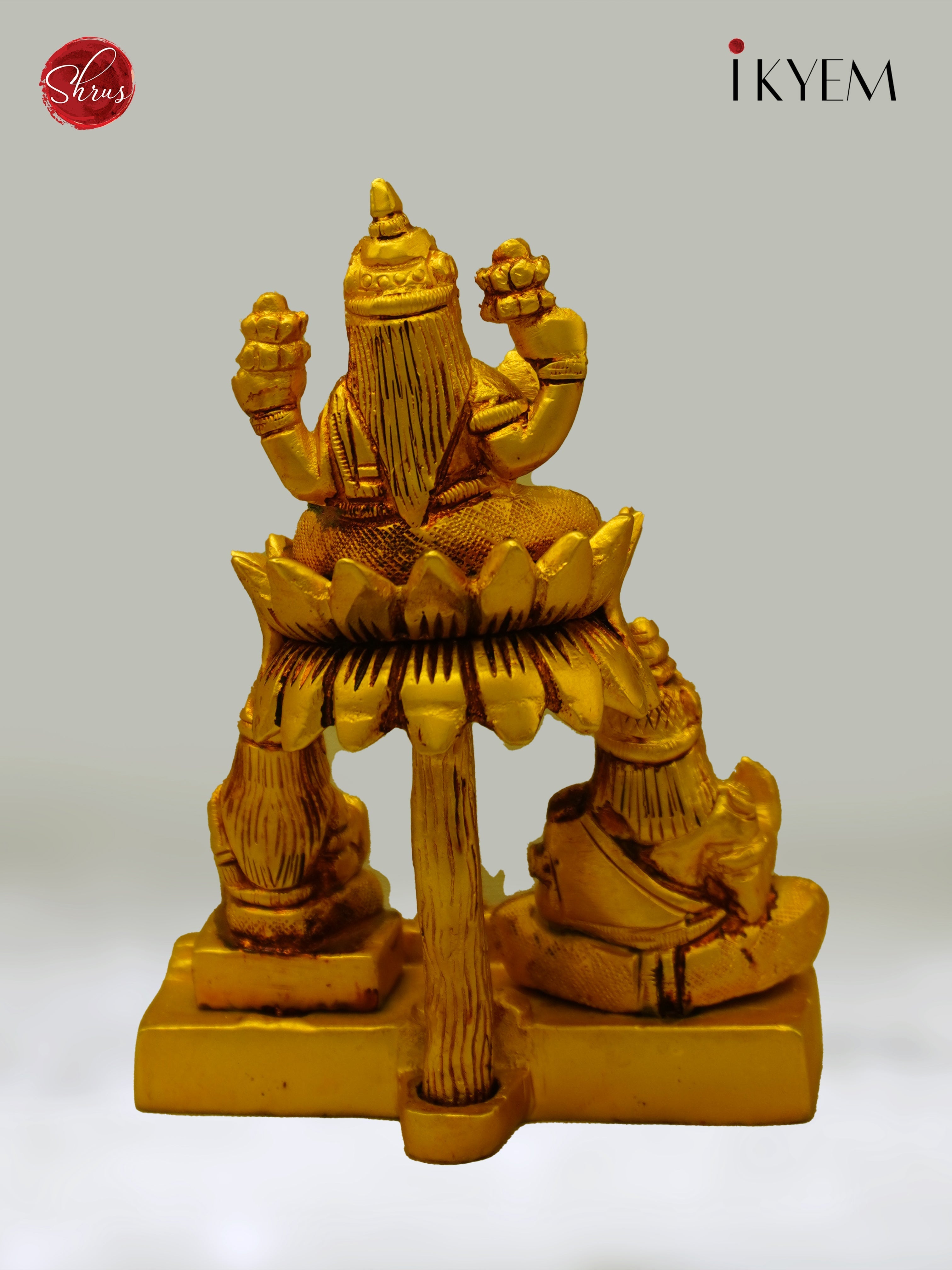 Antique Matte Gold- Lakshmi Kuber - Shop on ShrusEternity.com