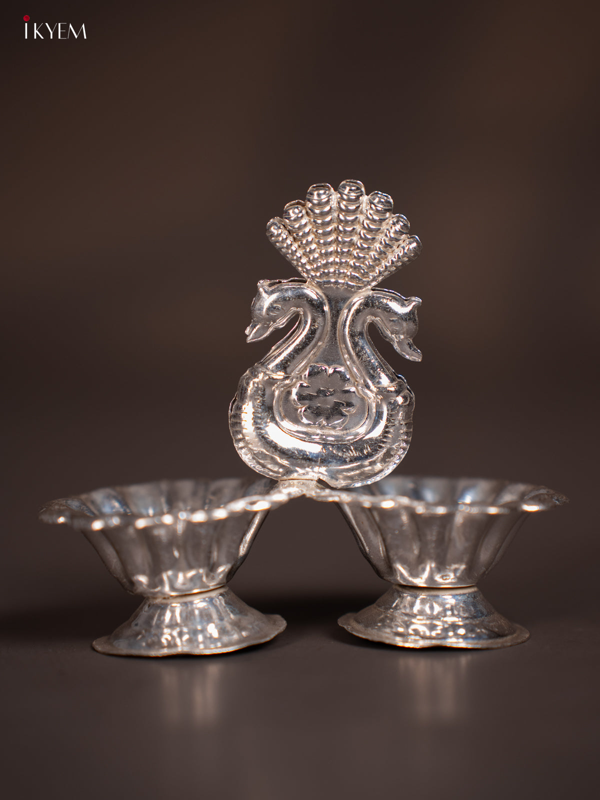 German Haldi Kumkum Holder With Peacock Design | Return Gifts