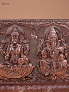 Gorgeous Copper Plated Wooden Ganesha & Lakshmi Key Hanger 1