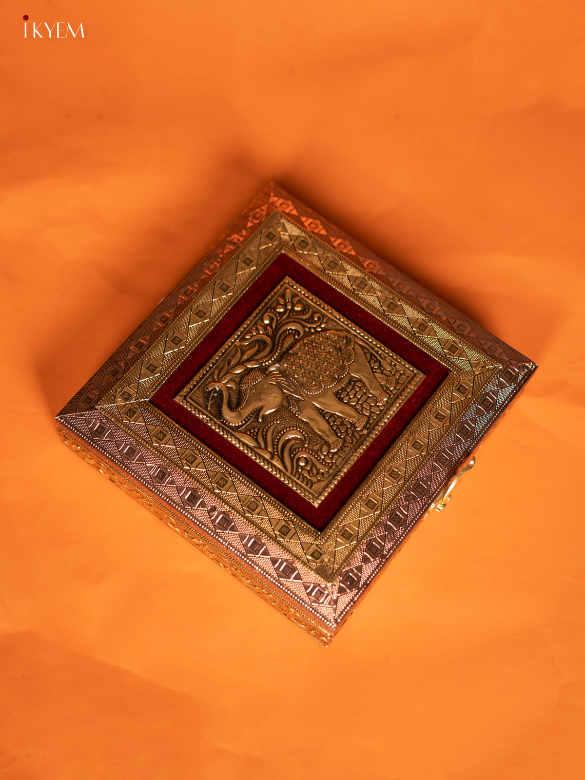 Gorgeous Elephant Printed Oxidized Dry Fruit Box 2