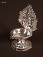Gorgeous German Silver Lamp With Lord Ganesha Design 2