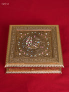 Gorgeous Wooden Dry Fruit Box With Peacock Design