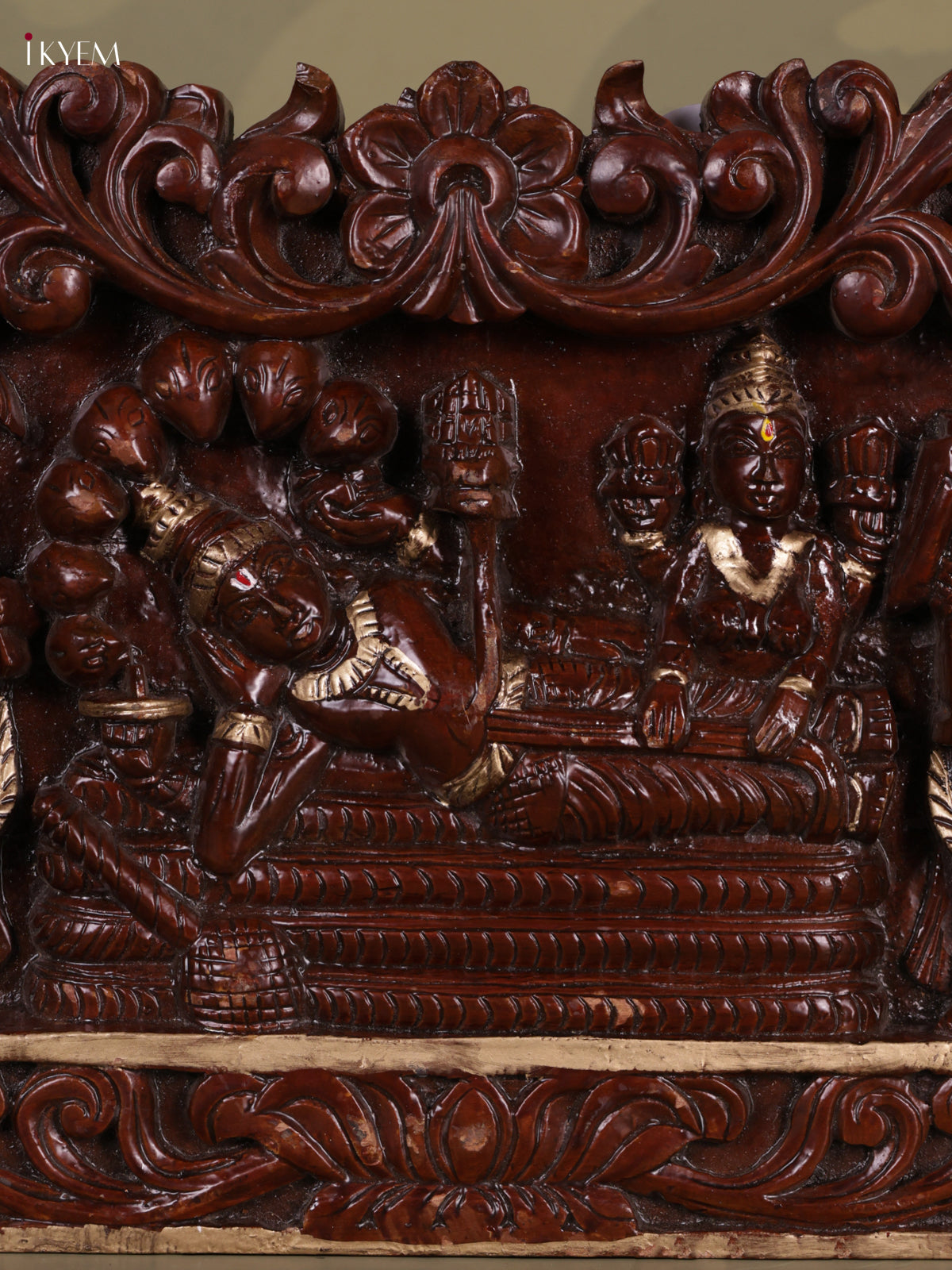 Handcrafted Divine Dasavatharam Wooden Panel 2
