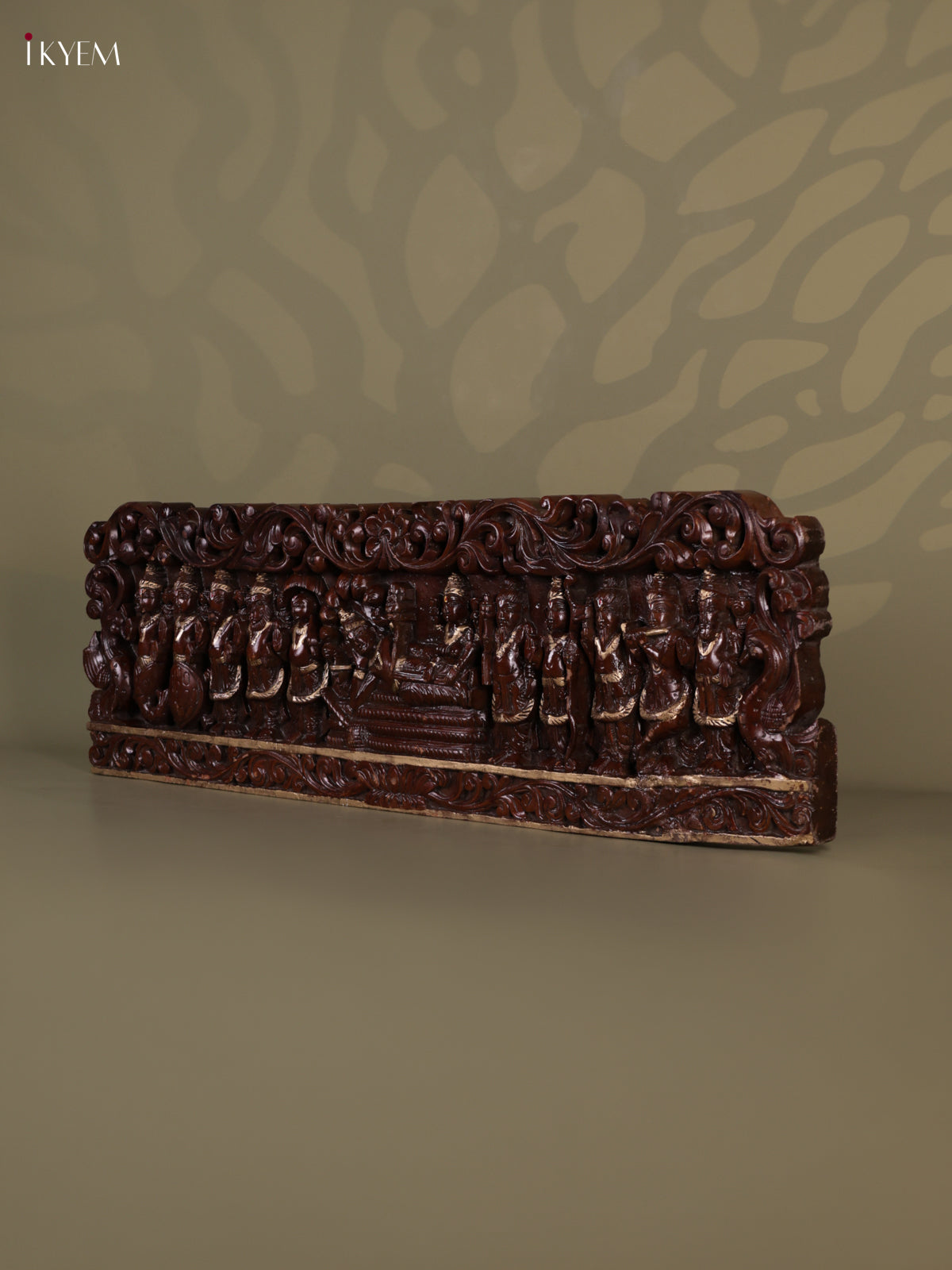 Handcrafted Divine Dasavatharam Wooden Panel 5