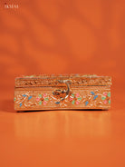 Intricate MultiColor Oxidized Floral Wooden Trinket Box 1