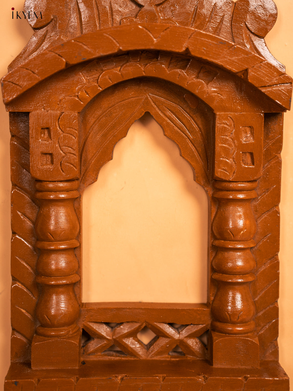 Wooden Hand carved Jharokha Frame 17 Inch- KA30163