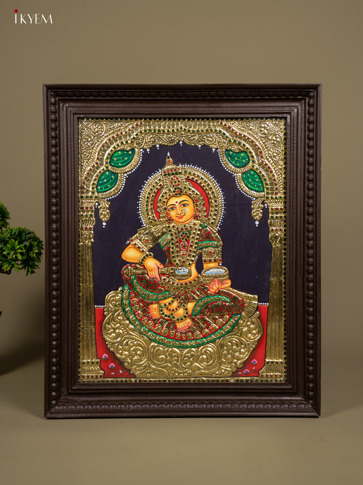 Annapoorani - Tanjore Painting (24x20) - KB01160