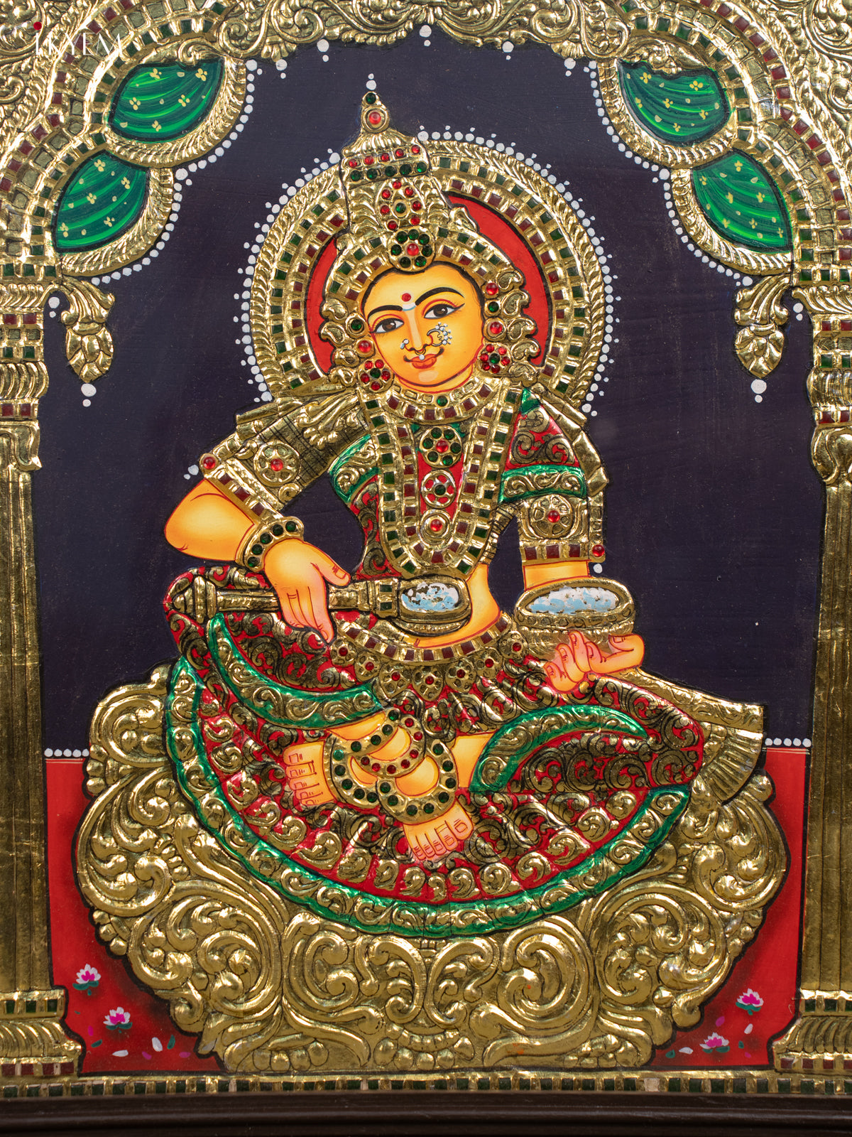 Annapoorani - Tanjore Painting (24x20) - KB01160