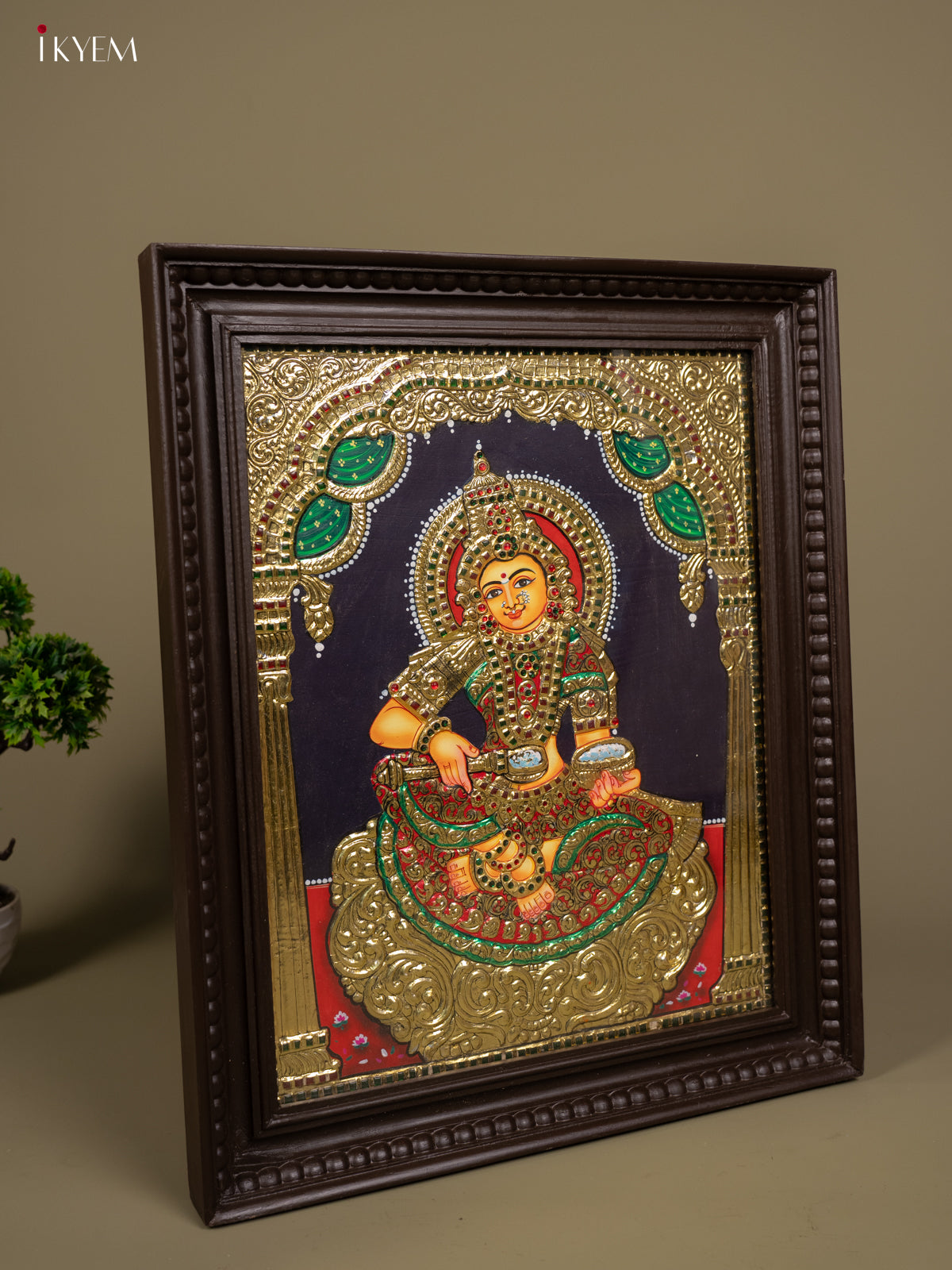 Annapoorani - Tanjore Painting (24x20) - KB01160