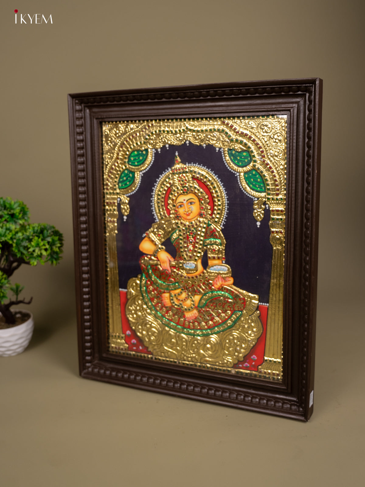 Annapoorani - Tanjore Painting (24x20) - KB01160