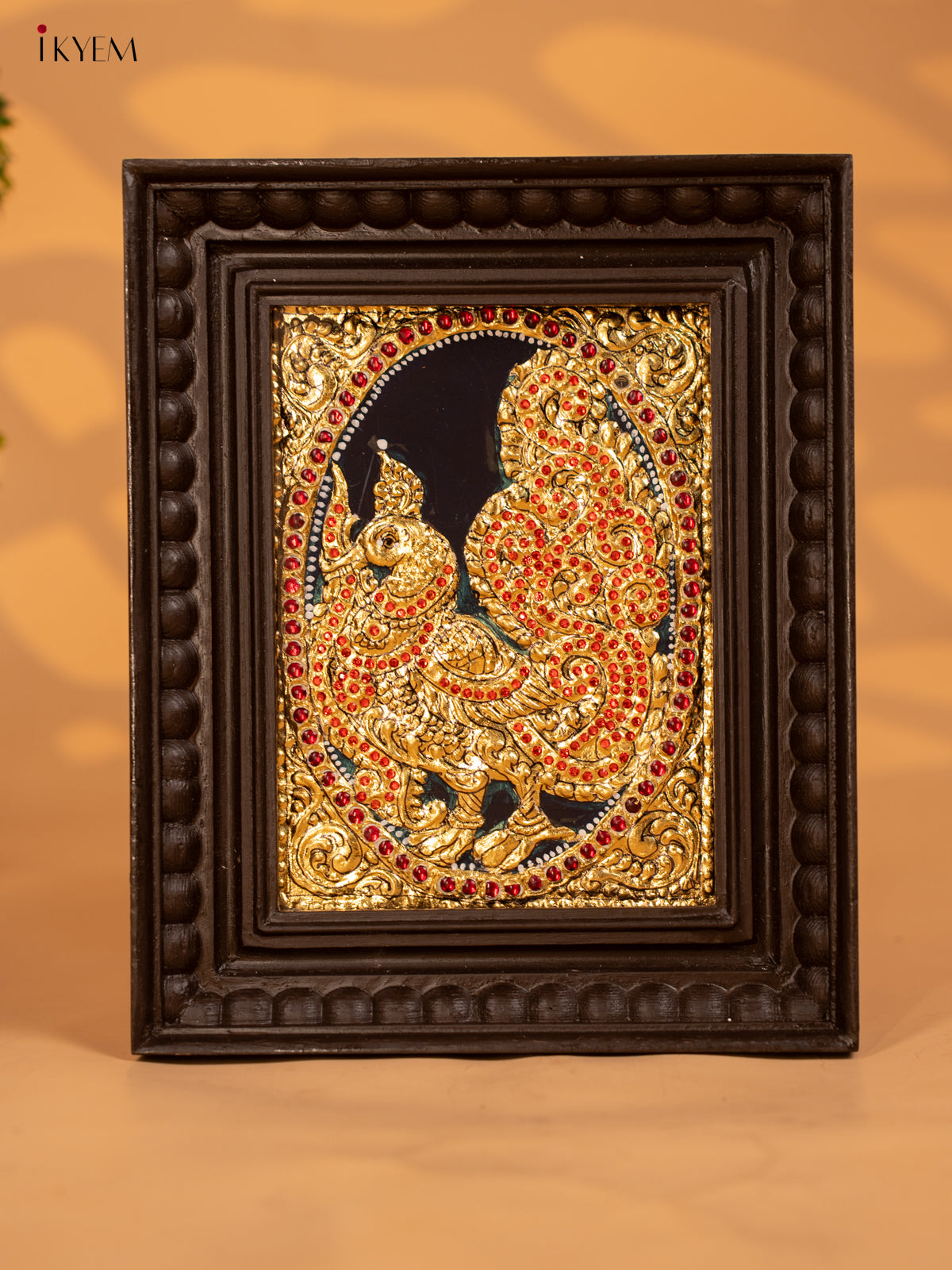 Annapakshi - Tanjore Painting - (11×9)- KB17128