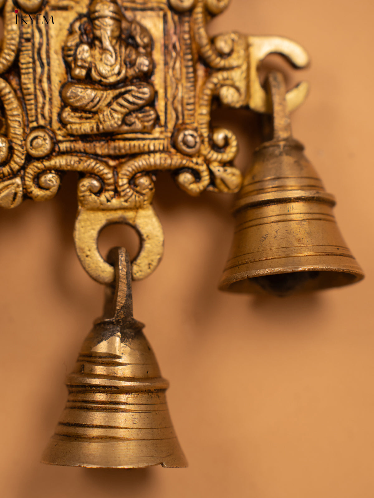 Ganesha Brass Wall Hanging Large - 13 Inch- KB17136