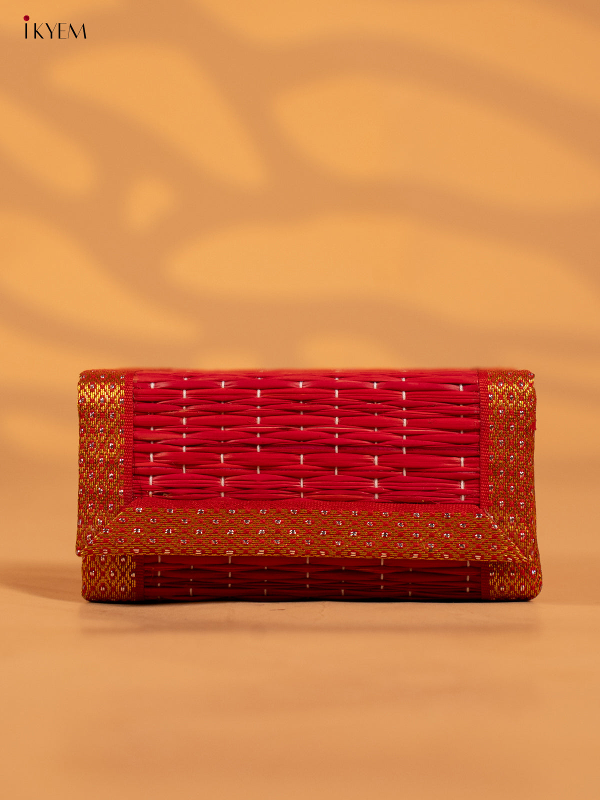 Decorative Foldable Korai Trinket Box - Red - KB17152