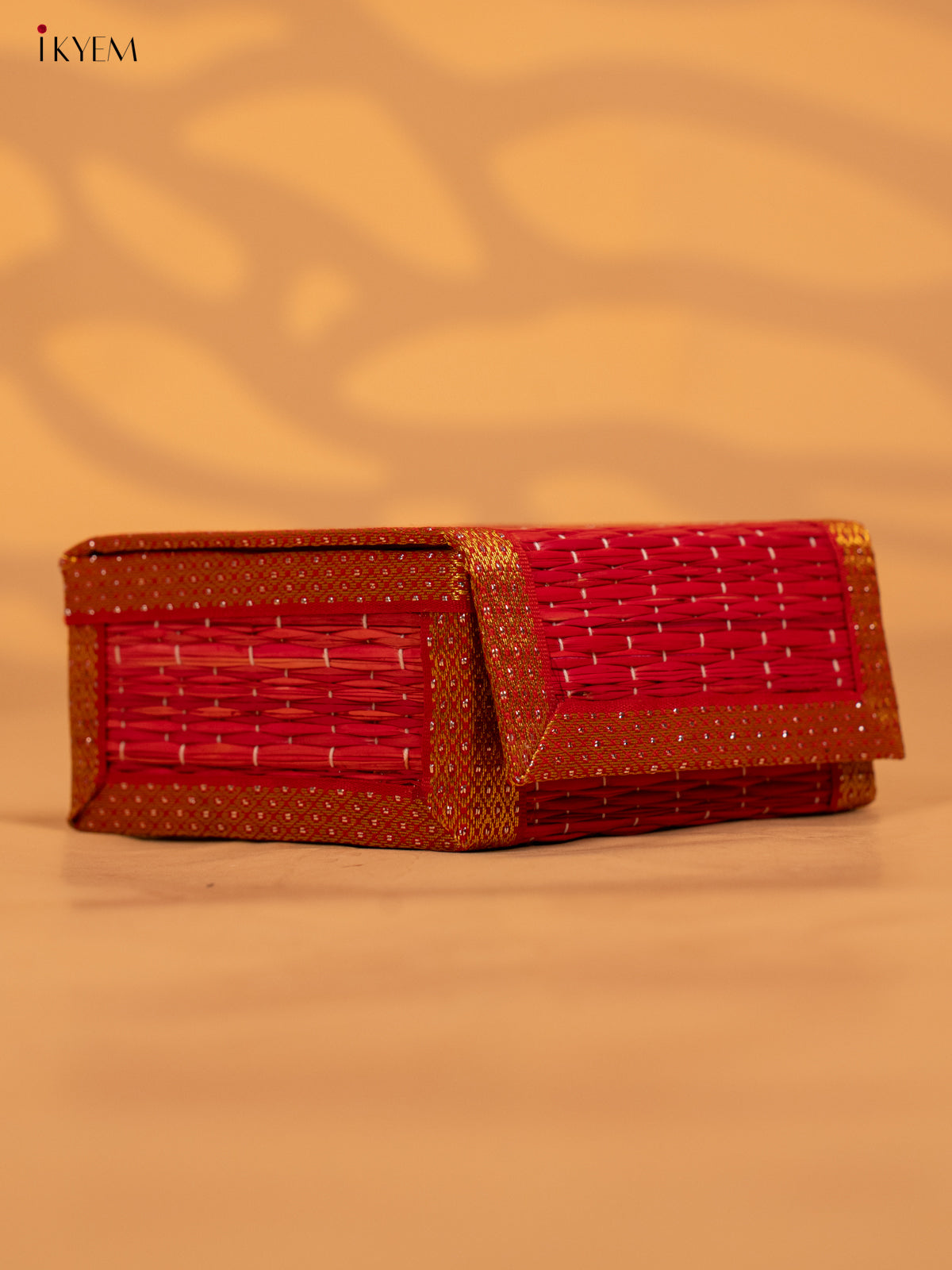 Decorative Foldable Korai Trinket Box - Red - KB17152