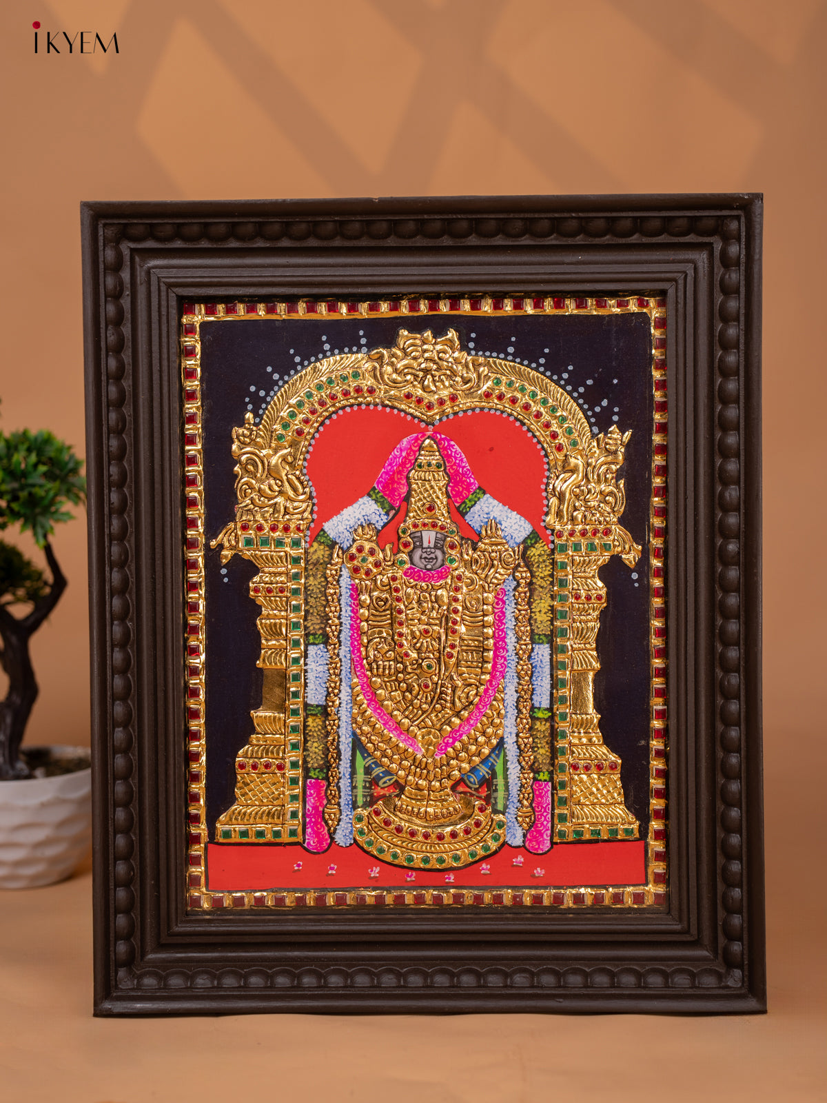 Balaji - Tanjore Painting (18x15) - KC06112