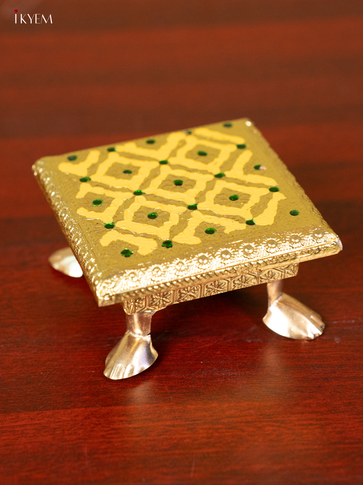 Meenakari Manai - Yellow (4x4) - KC11115