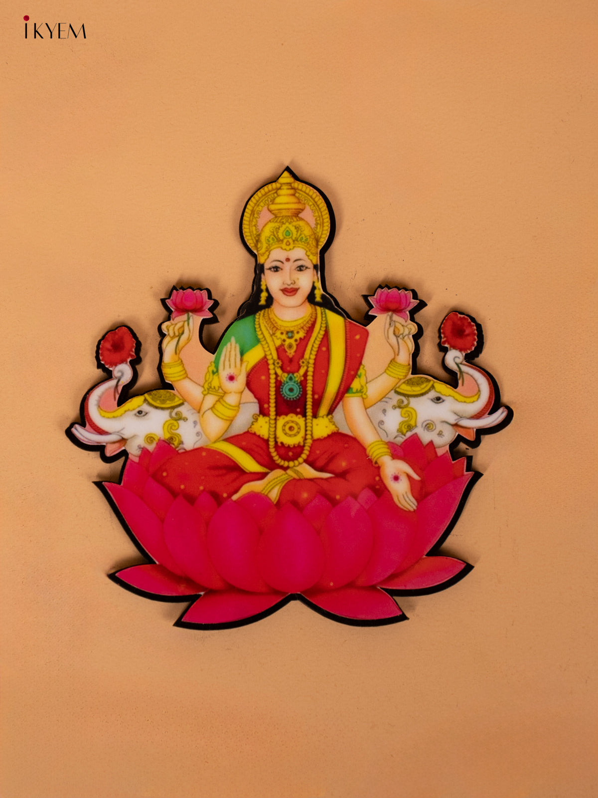 ACRYLIC FRIDGE MAGNETS - GAJALAKSHMI - KC20141