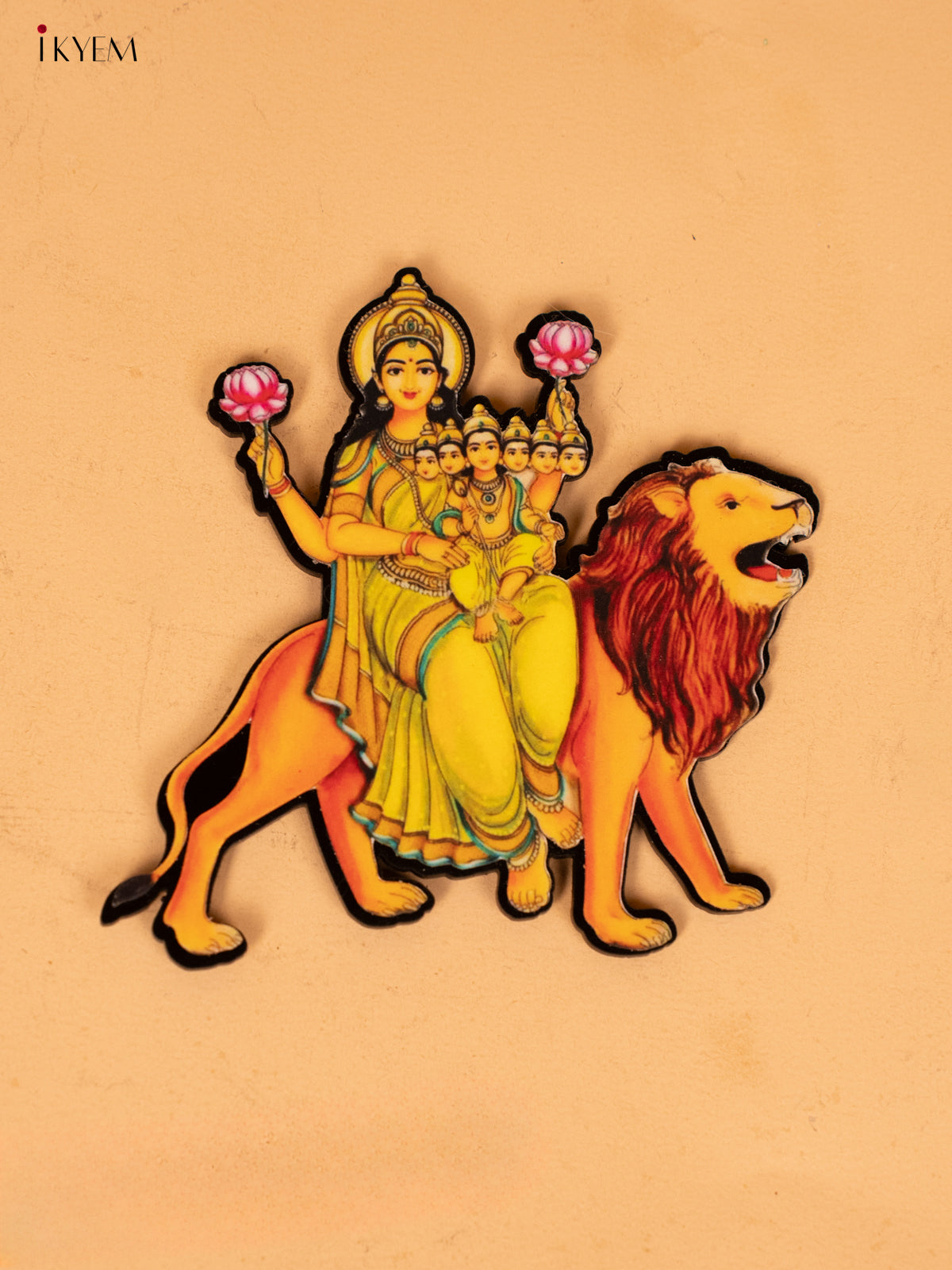 ACRYLIC NAVADURGA Printed FRIDGE MAGNET Set -5