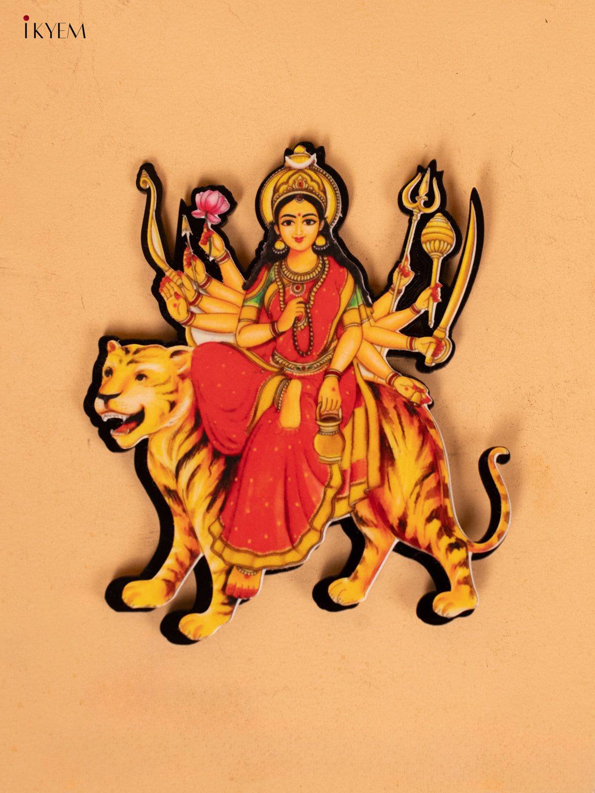 ACRYLIC NAVADURGA Printed FRIDGE MAGNET Set -7