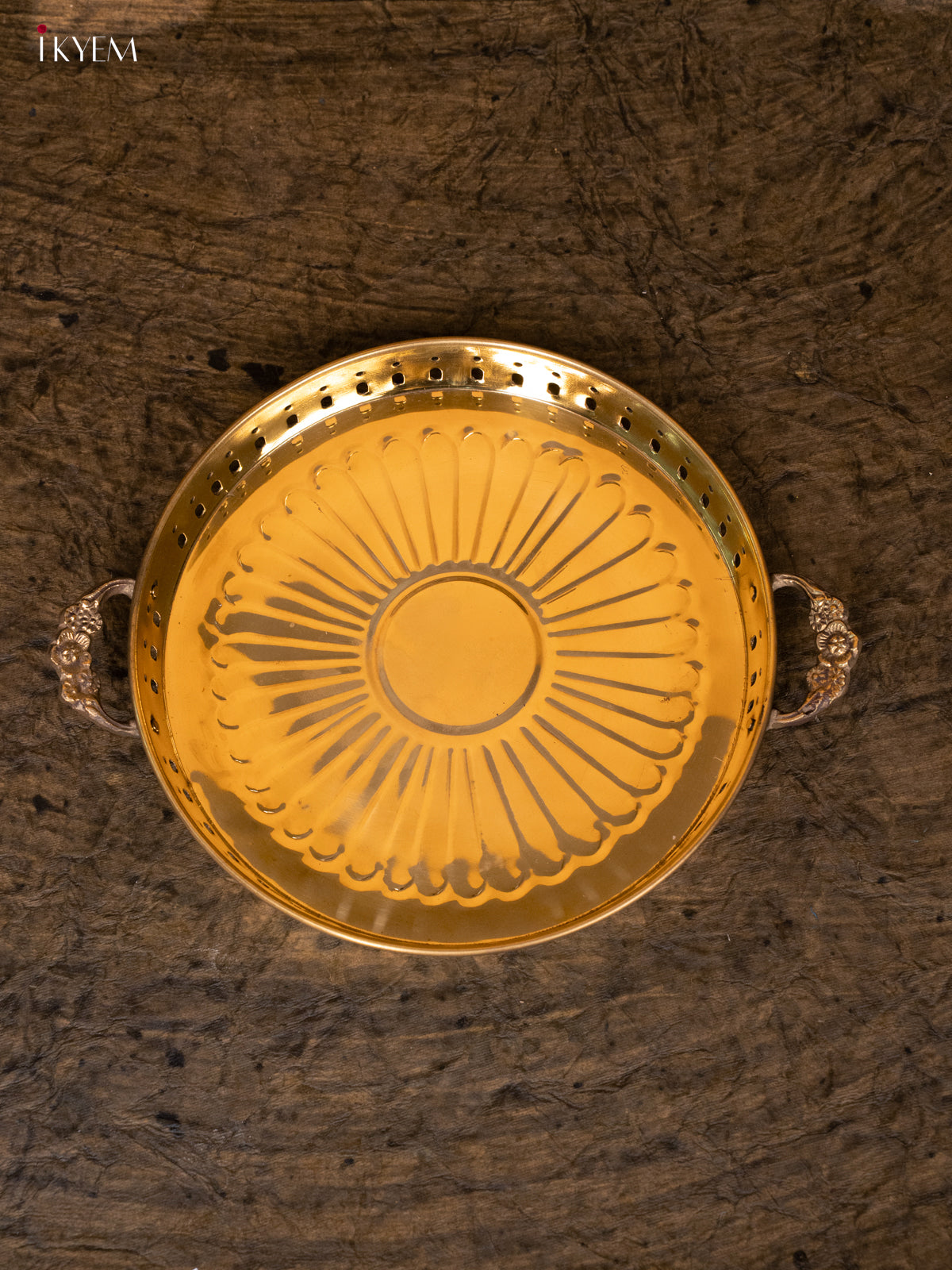Brass round tray - KC20146