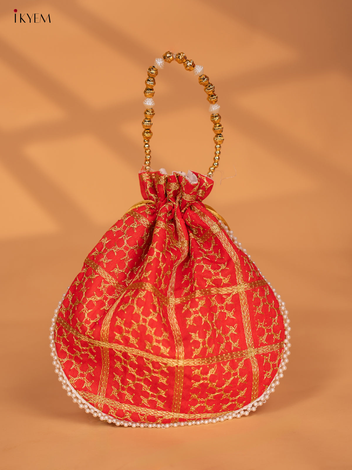 Potli Bag with Golden Zari Work - Return Gift - KC28118