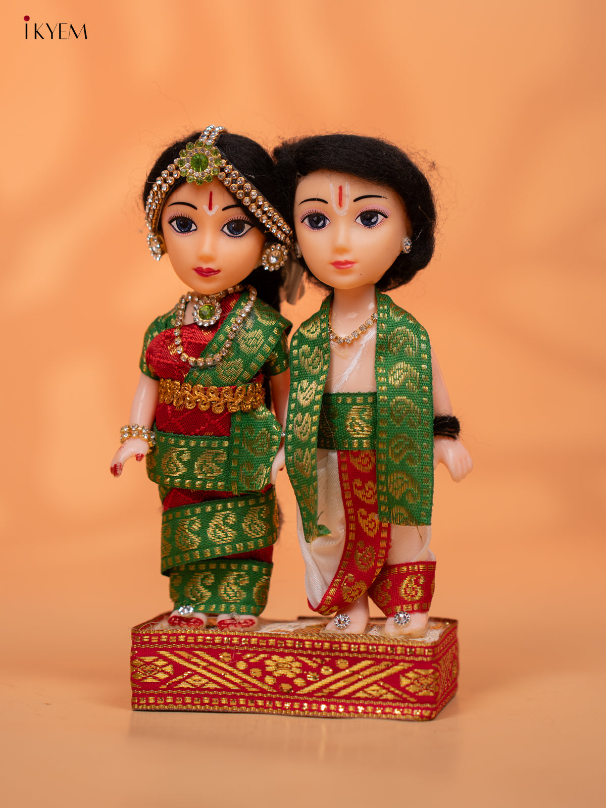IYENGAR COUPLE - Golu Display Doll - 7 inch - KC28134