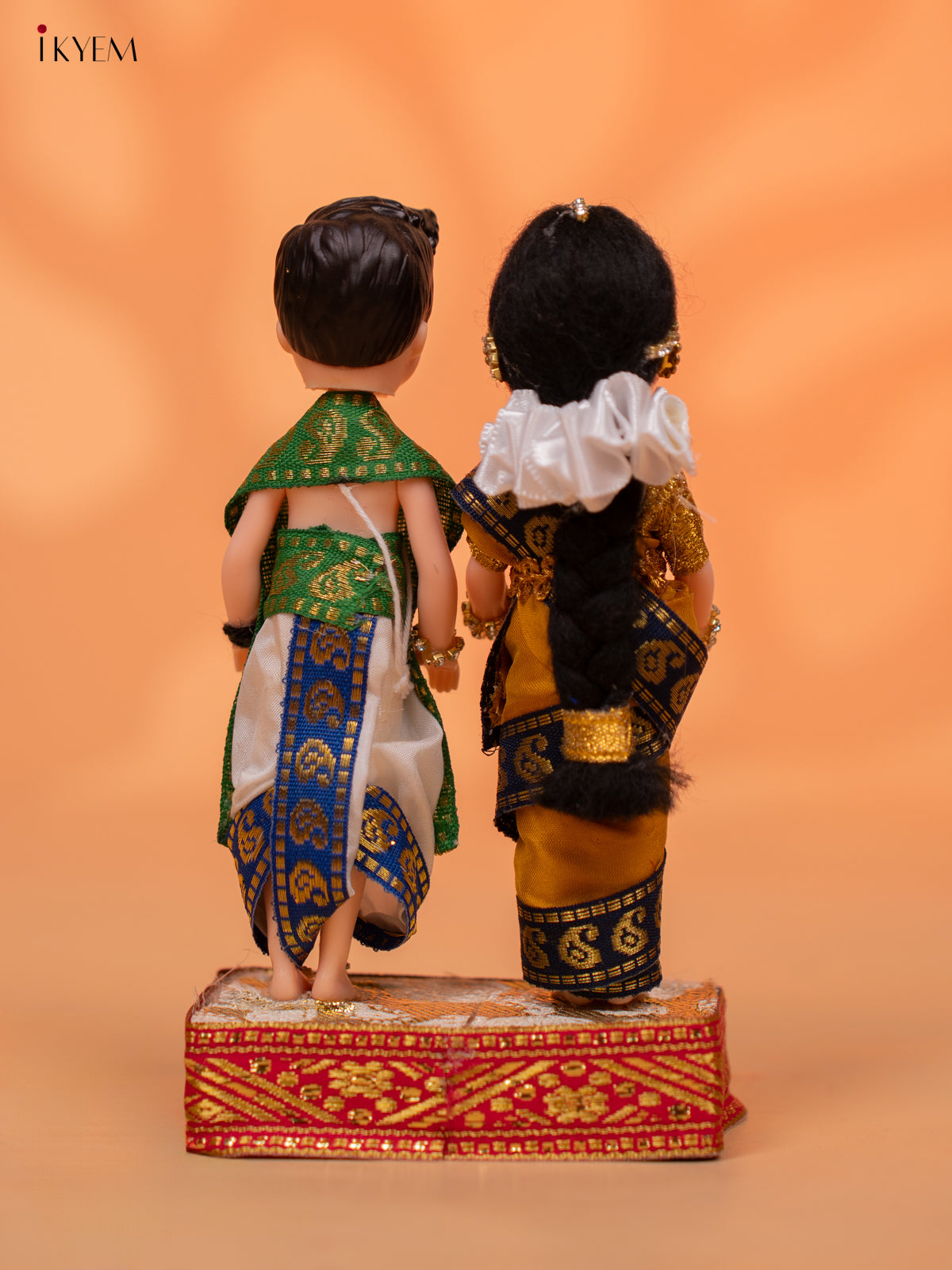 IYENGAR COUPLE - Golu Display Doll - 7 inch-KC28135