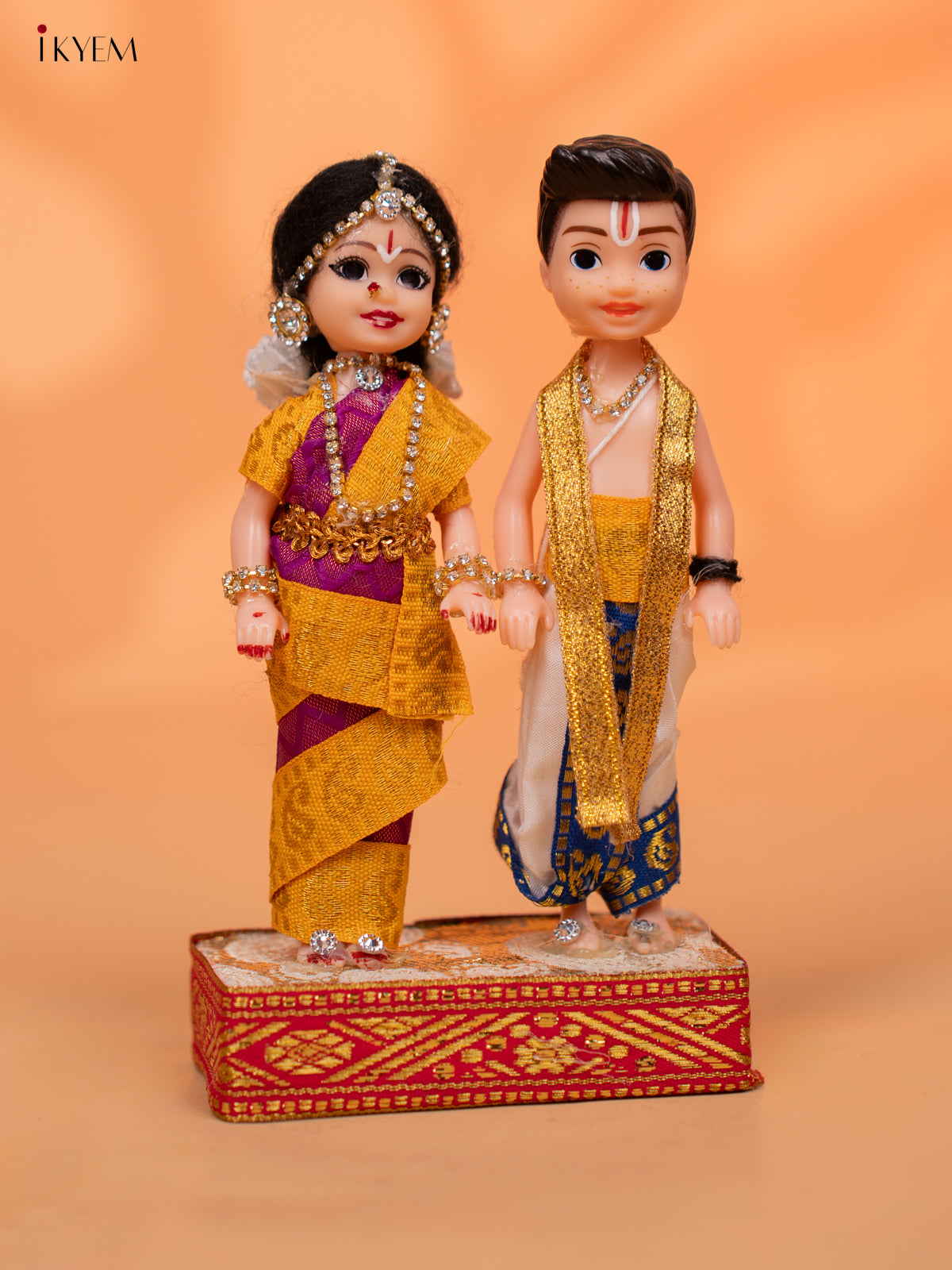 IYENGAR COUPLE - Golu Display Doll - 7 inch - KC28136