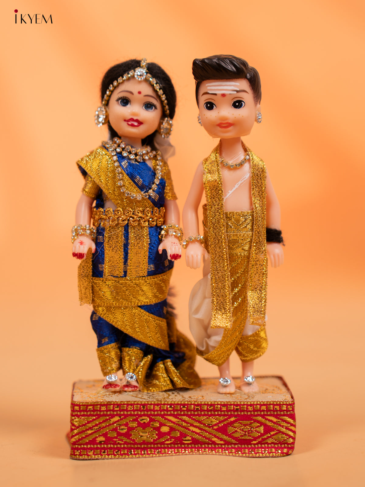 IYER COUPLE - Golu Display Doll 6.5 inch - KC28140