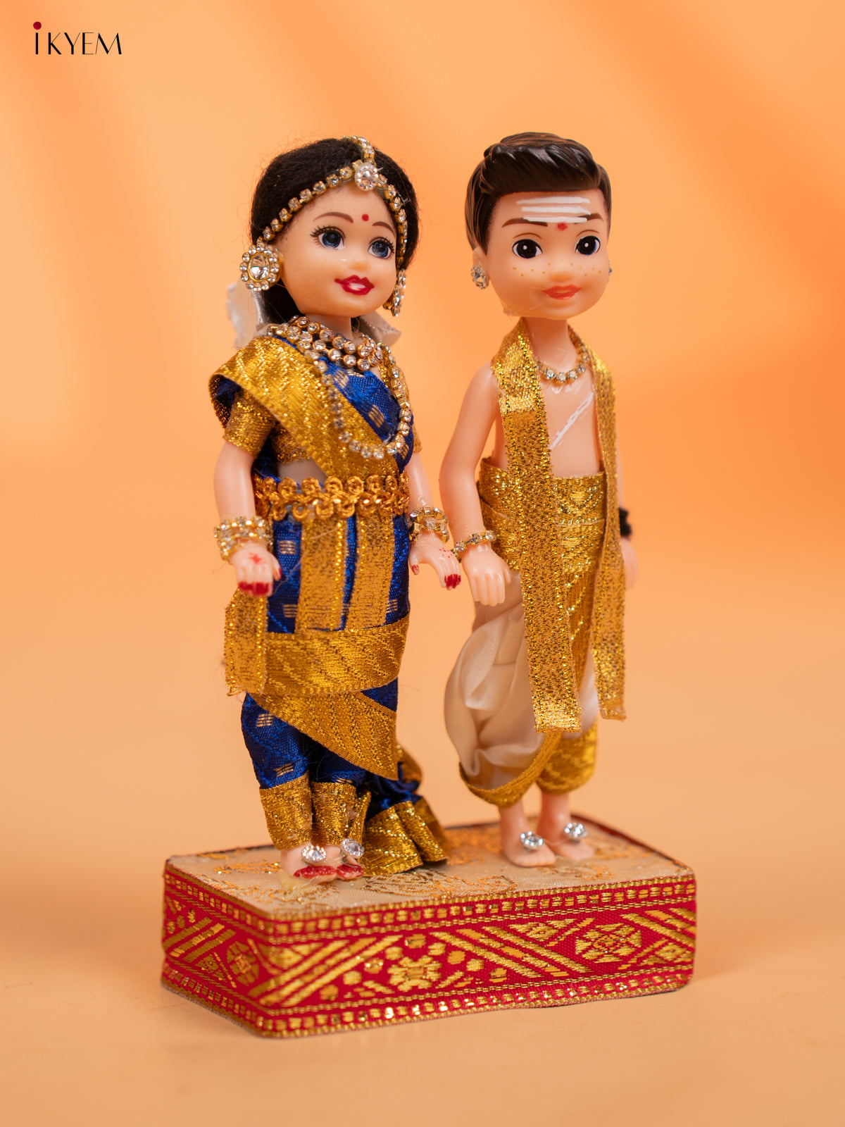 IYER COUPLE - Golu Display Doll 6.5 inch - KC28140