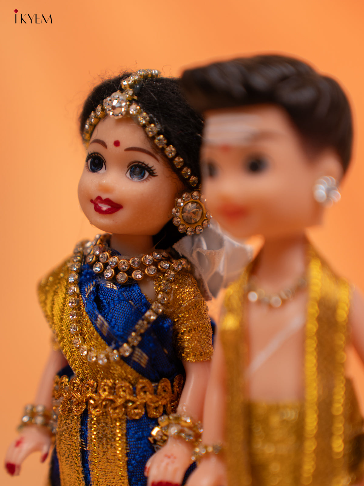 IYER COUPLE - Golu Display Doll 6.5 inch - KC28140