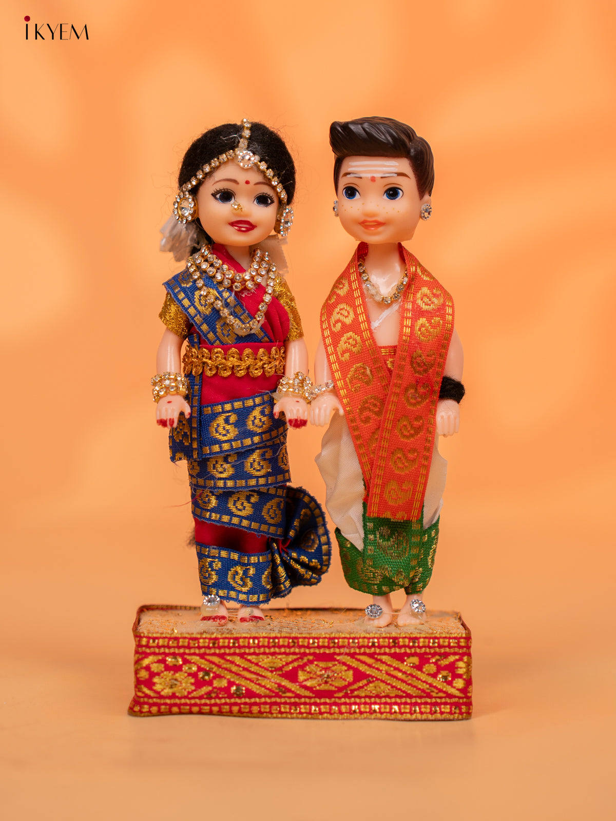 IYER COUPLE - Golu Display Doll 6.5 inch - KC28142