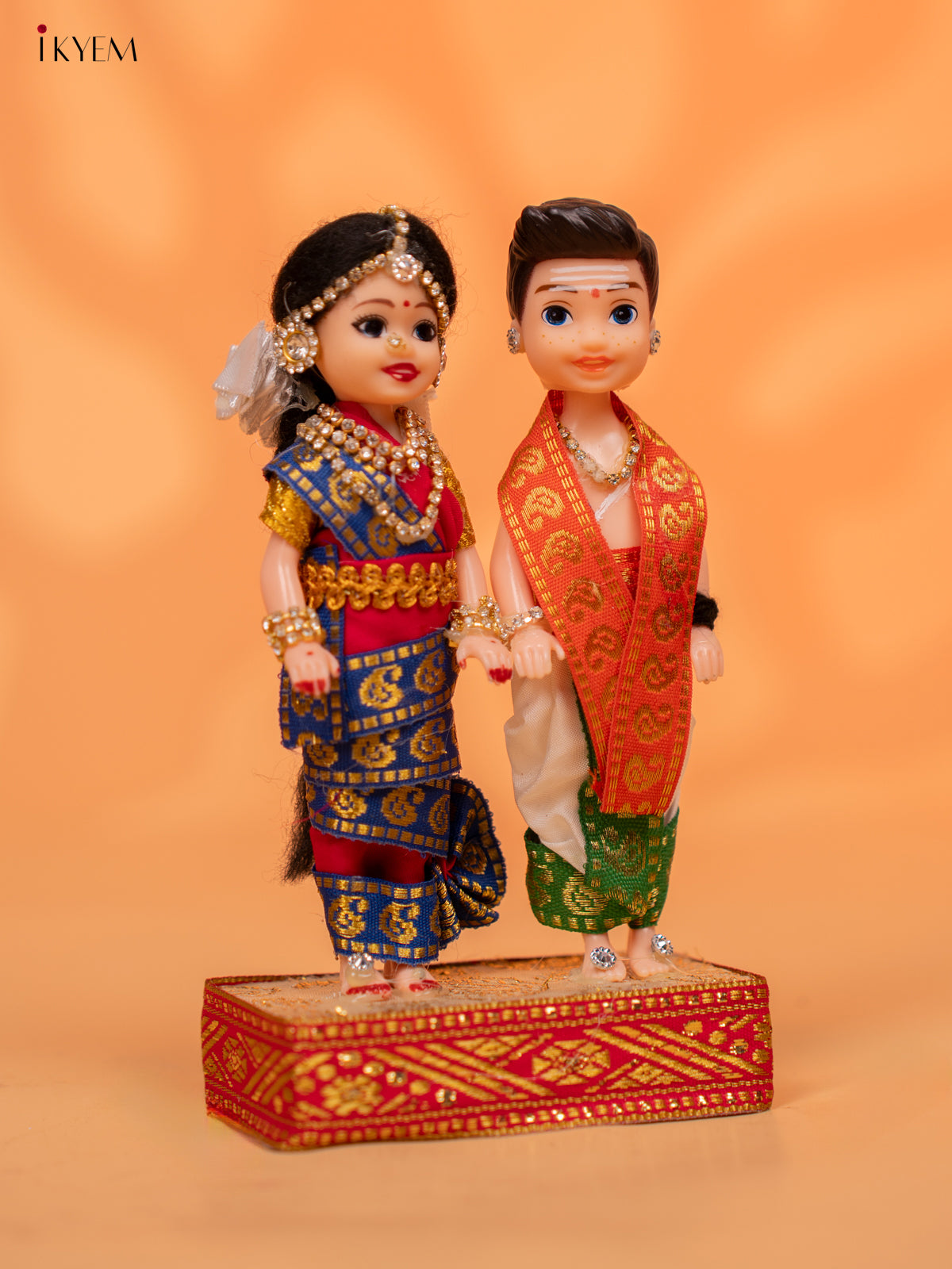 IYER COUPLE - Golu Display Doll 6.5 inch - KC28142