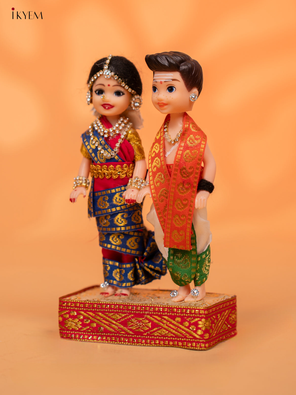 IYER COUPLE - Golu Display Doll 6.5 inch - KC28142