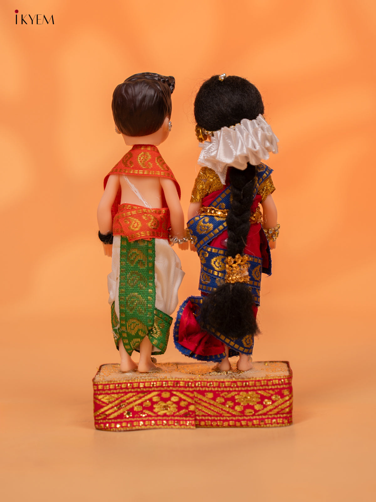 IYER COUPLE - Golu Display Doll 6.5 inch - KC28142
