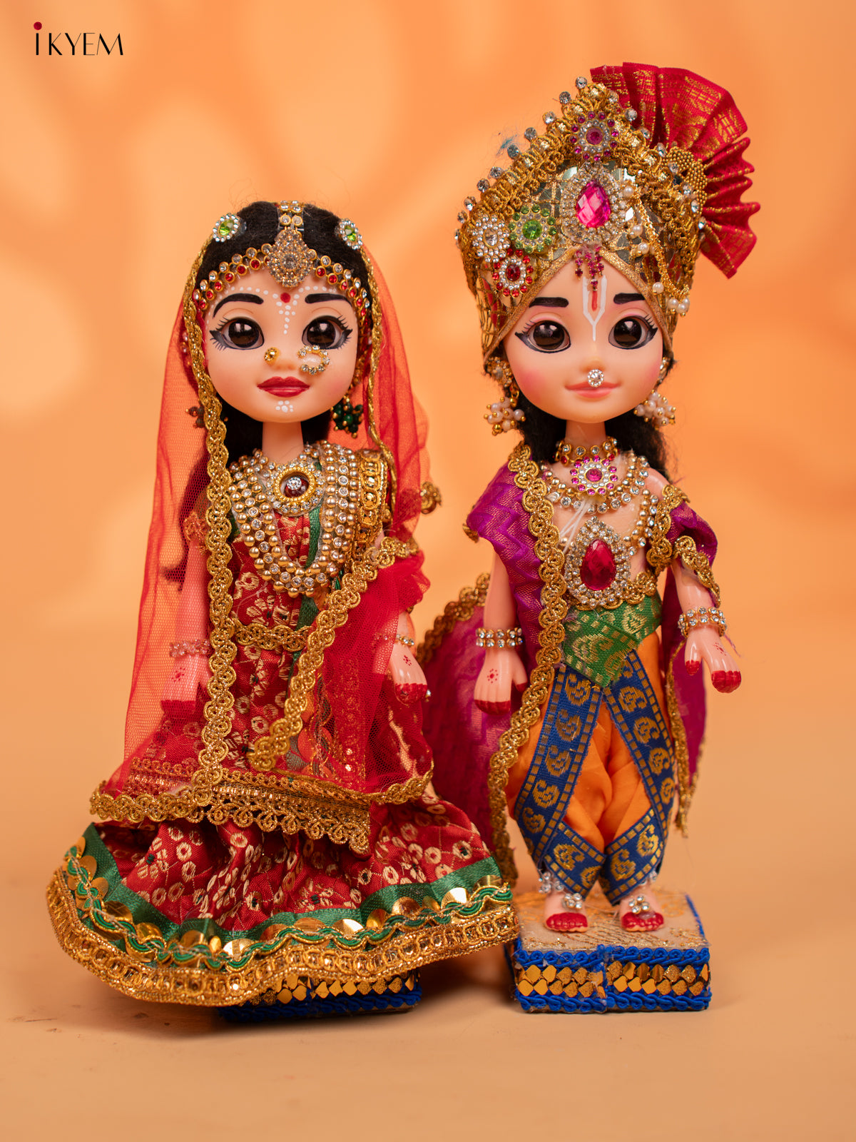 RADHA KRISHNA - Golu Display Doll - 10 inch - KC28147