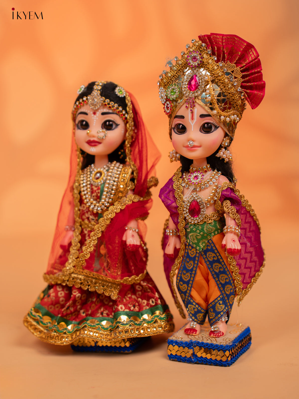 RADHA KRISHNA - Golu Display Doll - 10 inch - KC28147