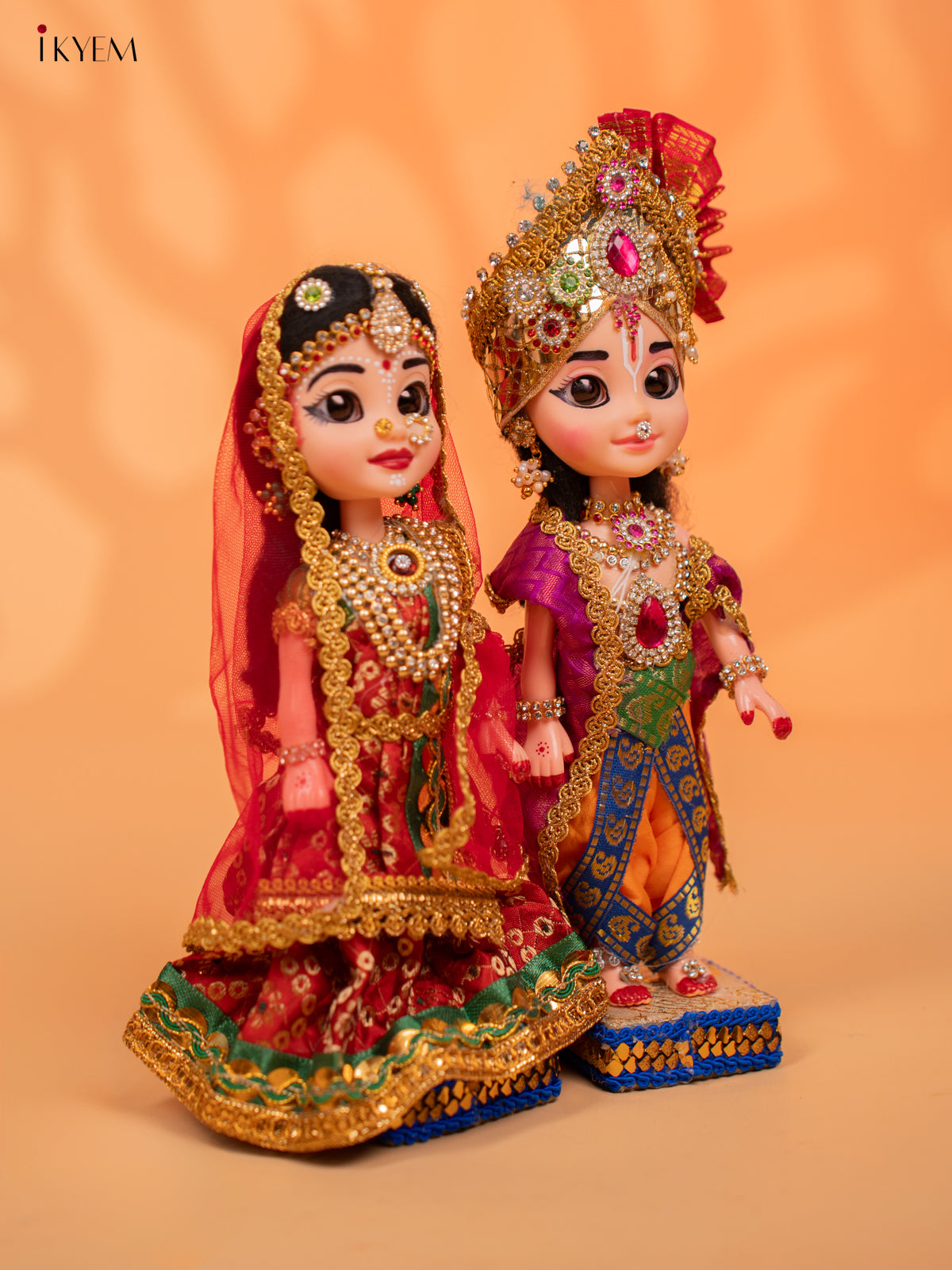 RADHA KRISHNA - Golu Display Doll - 10 inch - KC28147