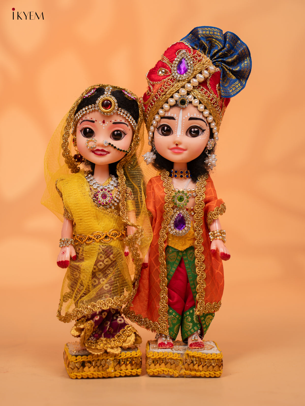 RADHA KRISHNA - Golu Display Doll - 10 inch - KC28148