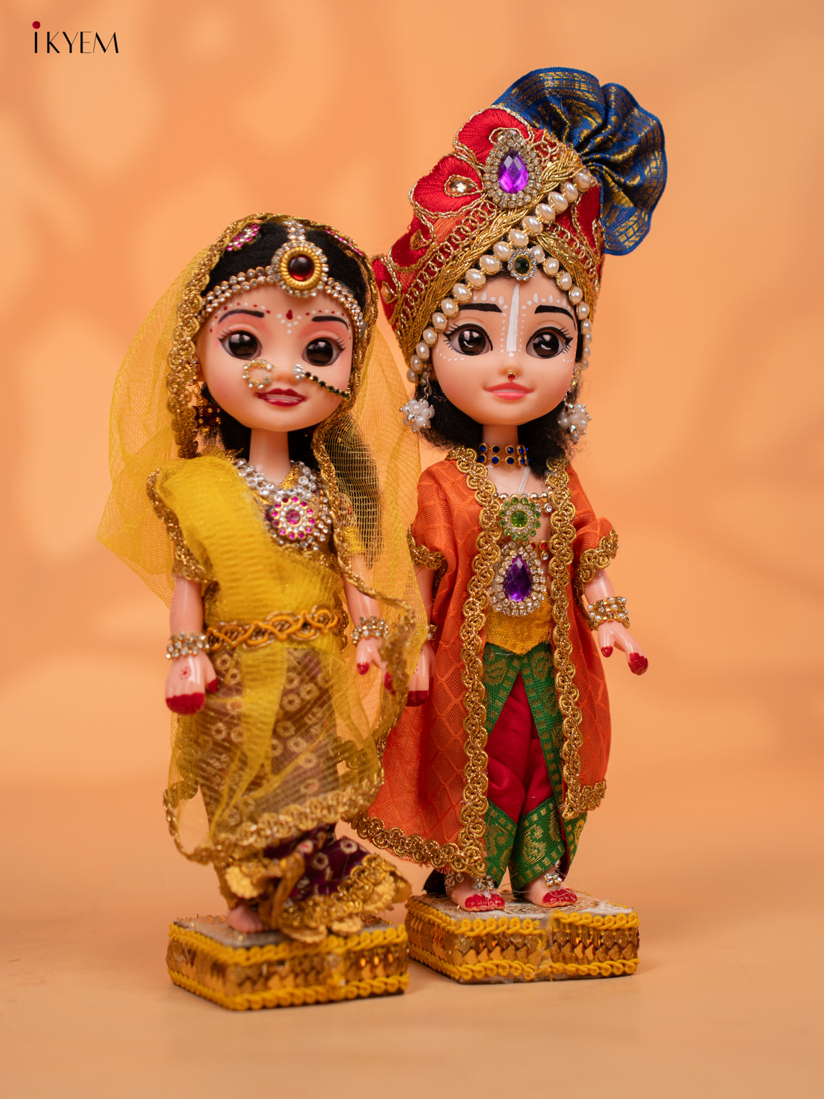 RADHA KRISHNA - Golu Display Doll - 10 inch - KC28148