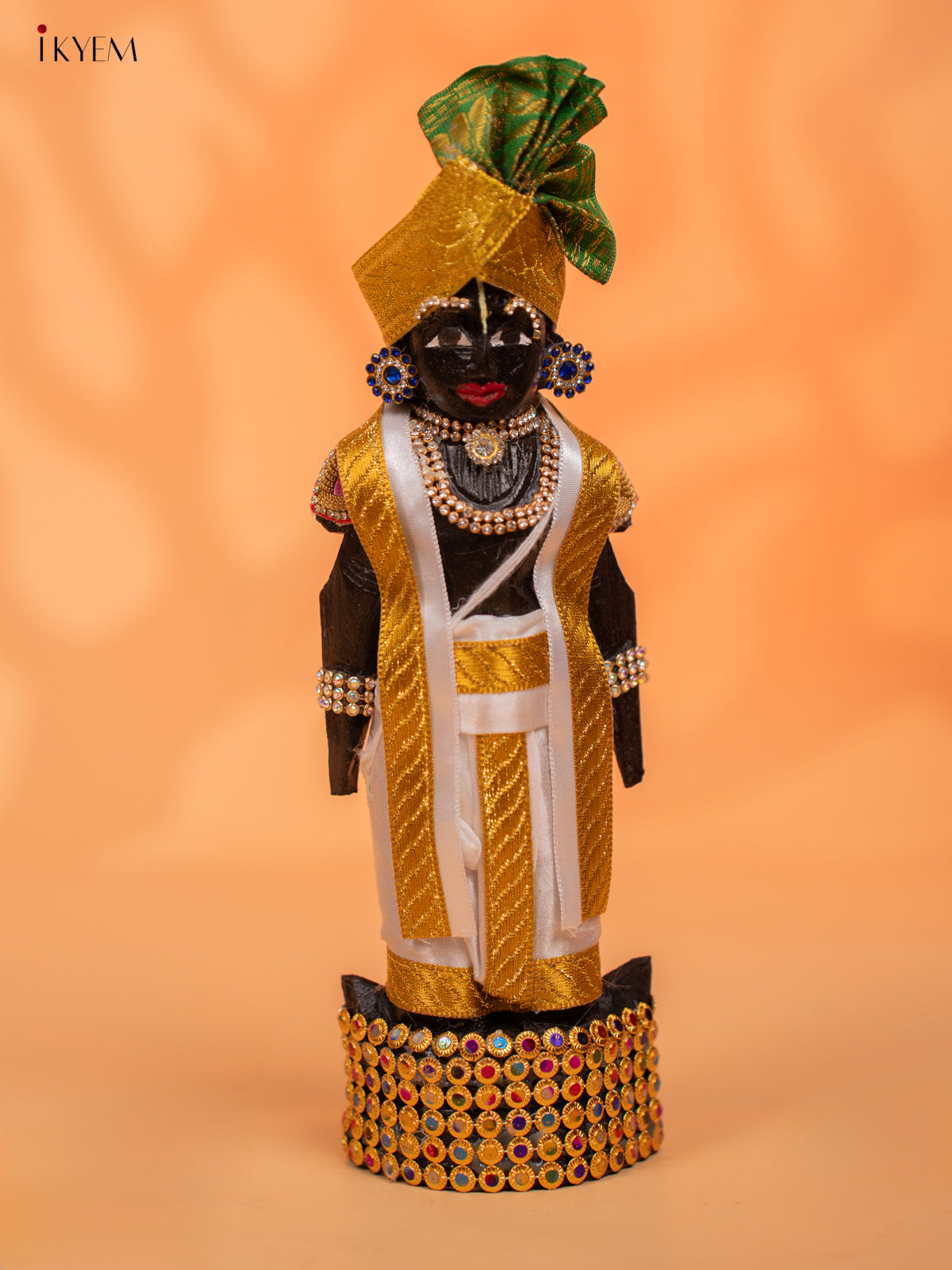 IYENGAR STYLE MARAPACHI - Golu Display Doll - 9 inch - KC28156
