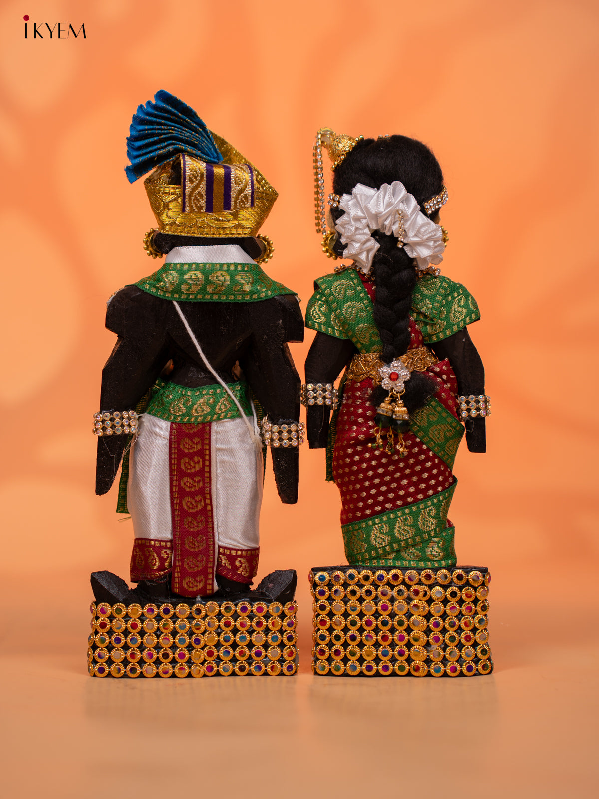 IYENGAR STYLE MARAPACHI - Golu Display Doll - 9 inch - KC28157