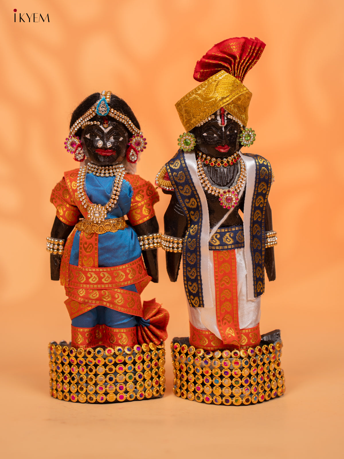 IYENGAR STYLE MARAPACHI - Golu Display Doll - 9 inch - KC28163