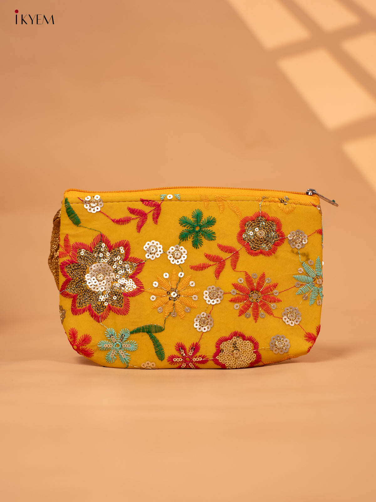 Designer Embroidered Flower Pouch - Return Gift - KC29111
