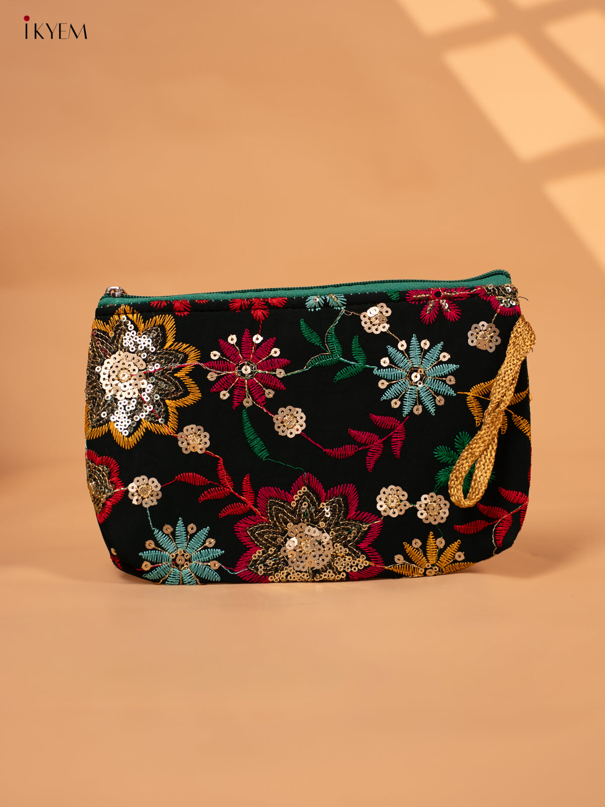 Designer Embroidered Flower Pouch - Return Gift - KC29111